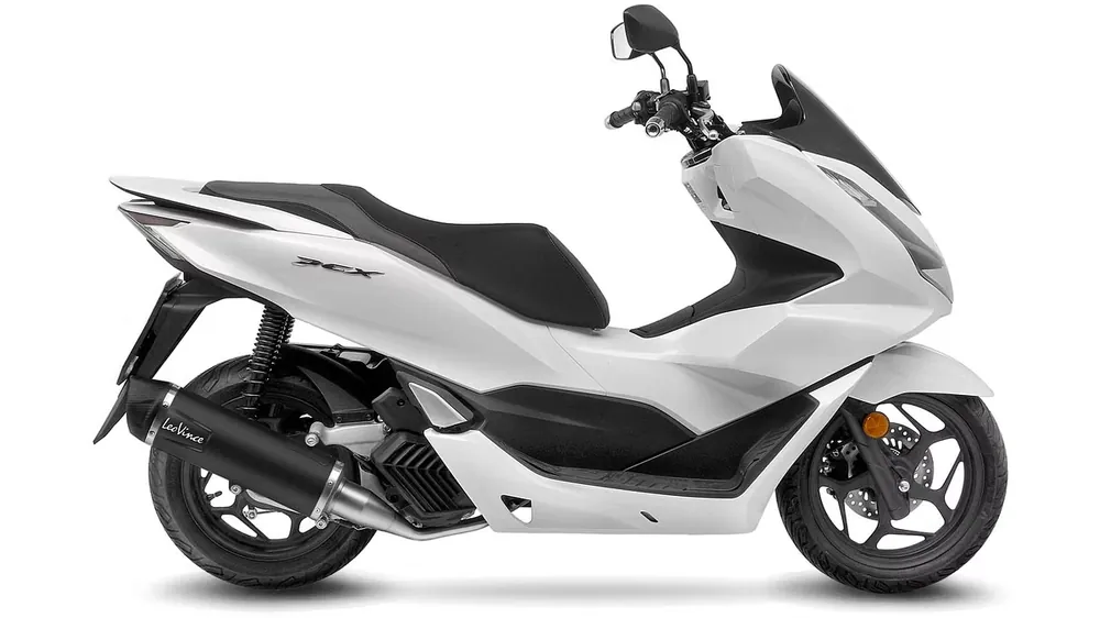 Super-Preis LeoVince Komplettanlage Edelstahl SBK NERO für HONDA PCX 125 mit Katalysator