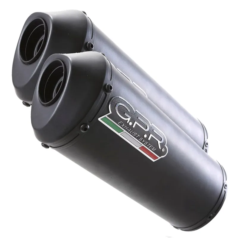 GPR Endschalldämpfer Yamaha Bt Bulldog 1100 2002/07 Pair EC-Approv. slip-on exhaust catalized Ghi Top-Angebot