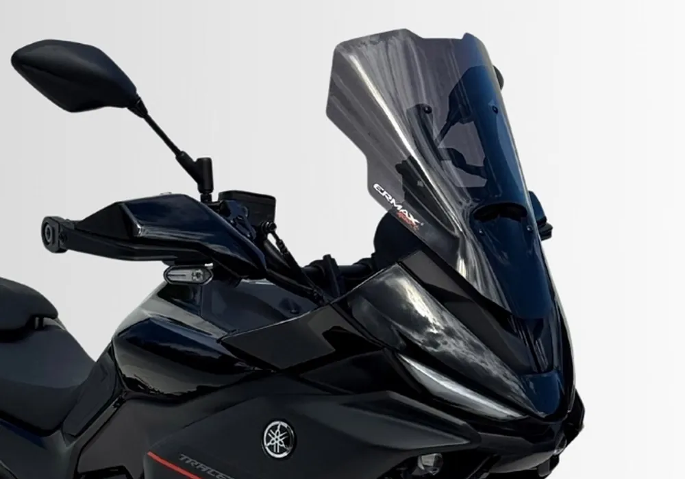 Neue Ware ERMAX Sport-Windschutzscheibe 39,5 x 34,5 cm schwarz getönt