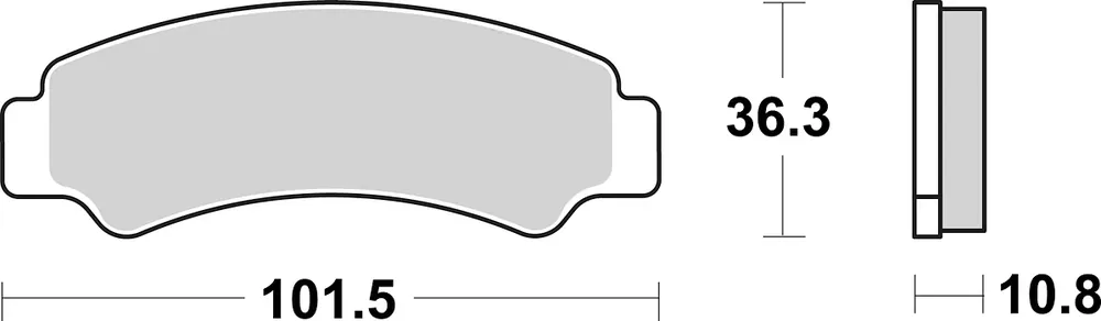 SBS Bremsbelag 986SI Offroad Sinter Neu