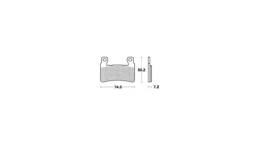 TRW Bremsbelag MCB 703 Neu
