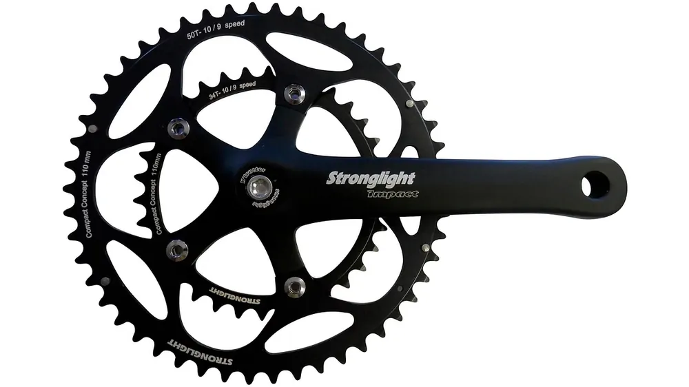 Stronglight Impact Compact Kettenradgarnitur 175 mm schwarz Top-Angebot