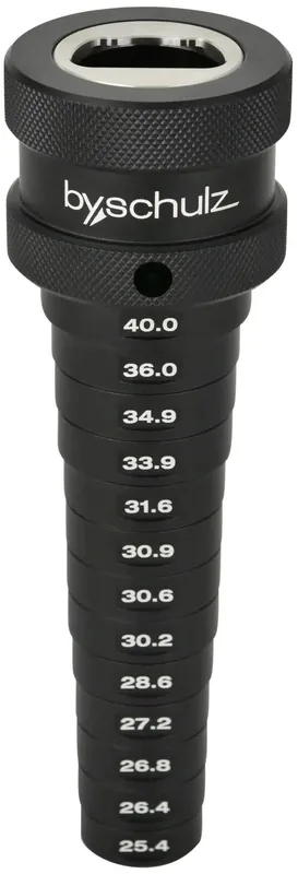 by,schulz Messkegel DG-BO Seatpost Tool schwarz Preisreduziert