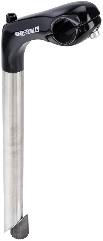 Knallerangebot ergotec Vorbau Kobra 90 mm silber/schwarz