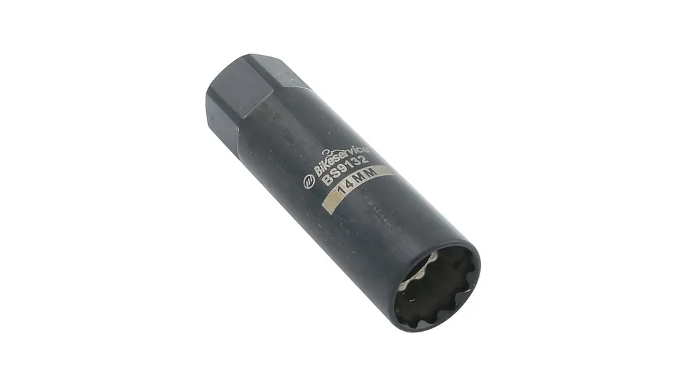 Neu Im Sortiment Bikeservice Steckschlüsseleinsatz Extra Thin 14 mm, Bi-Hex 12-kant
