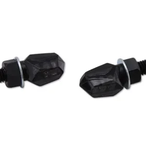 Direktkauf HIGHSIDER smart Tiny LED Blinker Gehäuse Schwarz / Linse Rauchgrau (Paar), Hinten