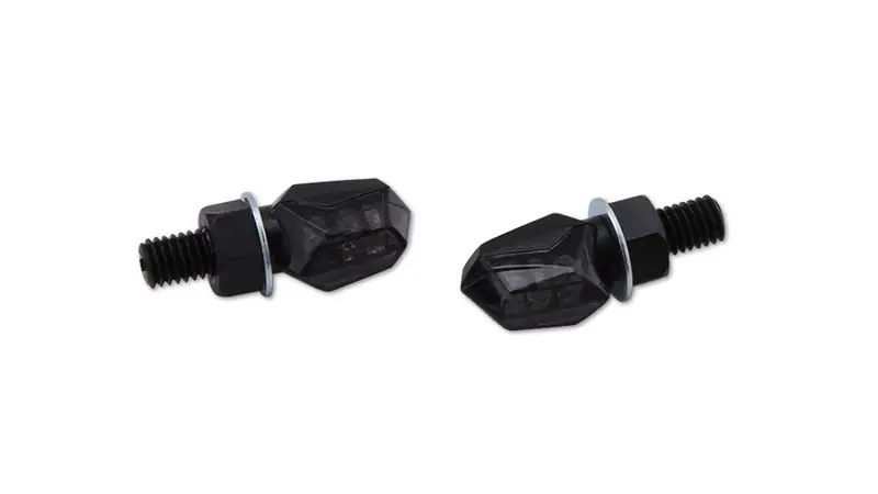 Direktkauf HIGHSIDER smart Tiny LED Blinker Gehäuse Schwarz / Linse Rauchgrau (Paar), Hinten