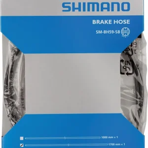 Highlight Shimano Bremsleitung SM-BH59 1700 mm schwarz Verbindung gerade - Banjo, passend für ST/BR-R785