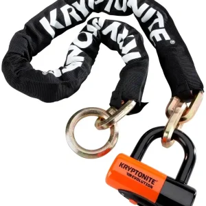KRYPTONITE Kettenschloss New York Cinch Ring Chain 130 cm schwarz, orange Markenprodukt
