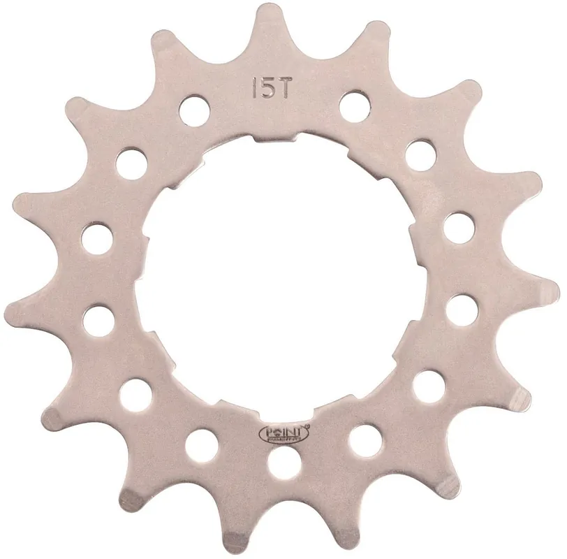 Sale Point Steck-Zahnkranz 15 Zähne silber 1/2" x 3/32", Cr-Mo Stahl, wärmebehandelt, für