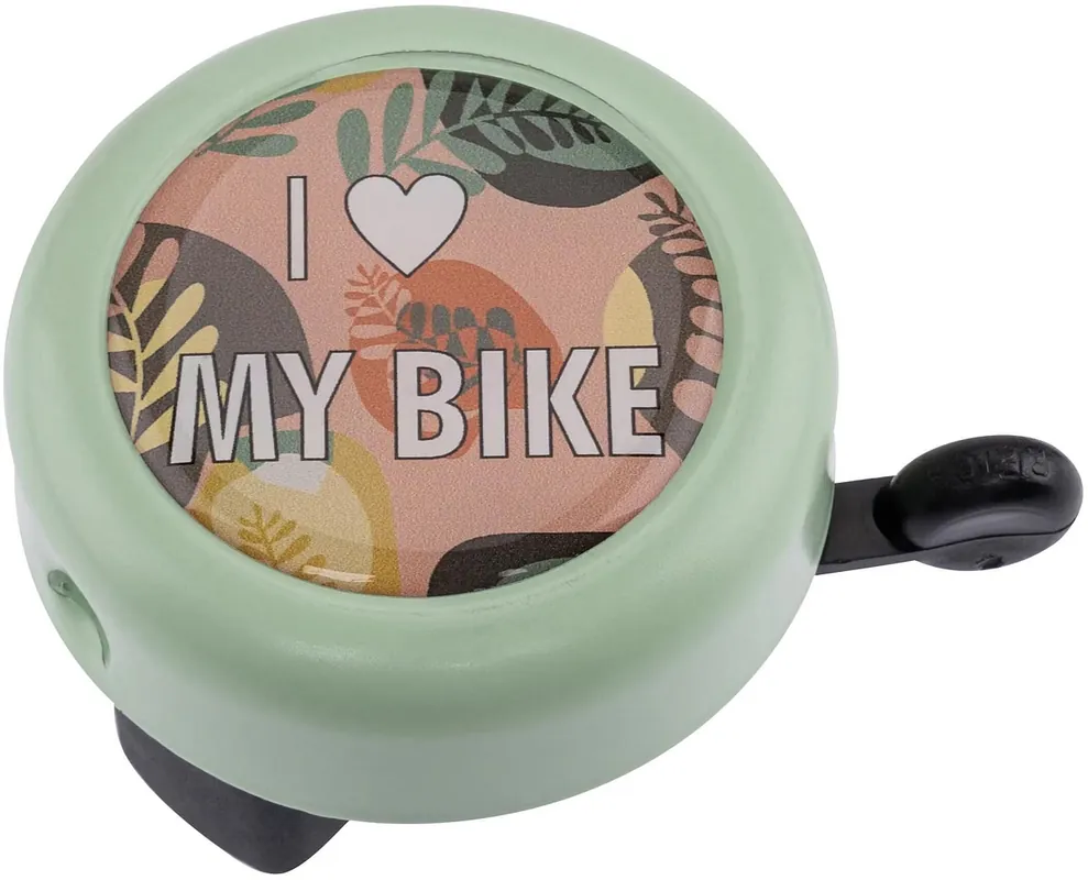 Online Kaufen Reich Klingel I love my bike 55 mm grün,bunt