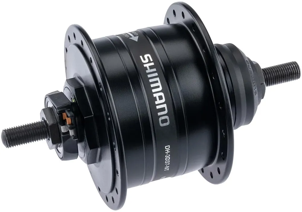 Neue Kollektion Shimano Nabendynamo DH-3D37 schwarz