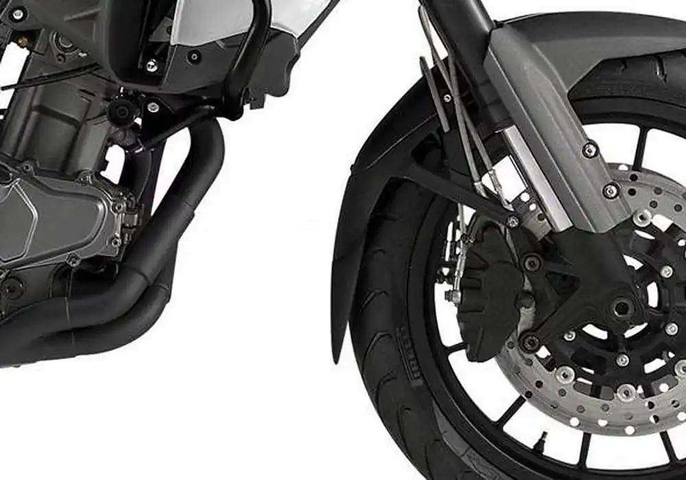 BODYSTYLE Kotflügelverlängerung vorne ABS Kunststoff schwarz-matt für BENELLI TRK 502, TRK 502 X Ausverkauf