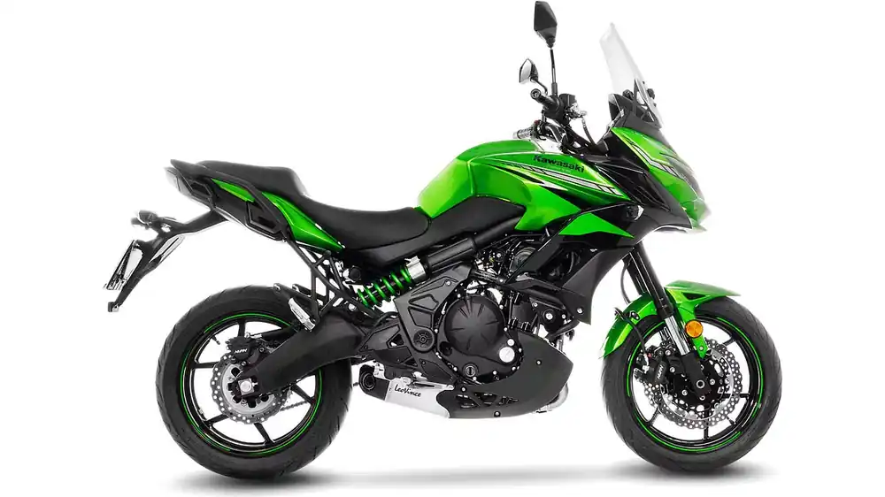 LeoVince Komplettanlage Edelstahl SBK SBK U.B. 2/1 für KAWASAKI VERSYS 650 mit Katalysator Neue Kollektion