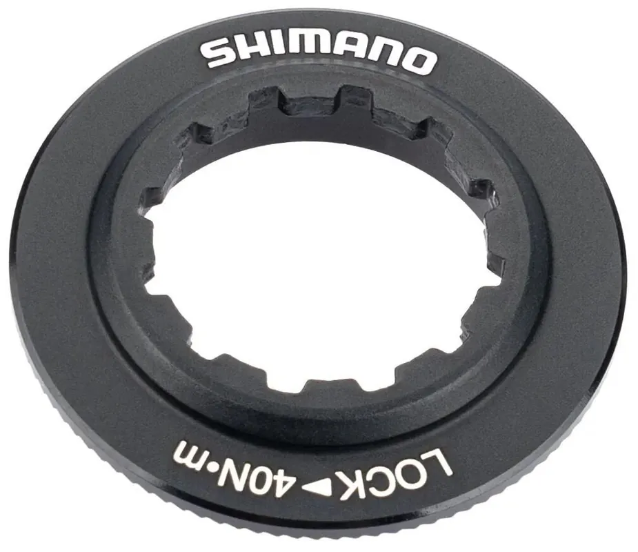 Begrenztes Angebot Shimano Lockring Center Lock schwarz mit Magnet