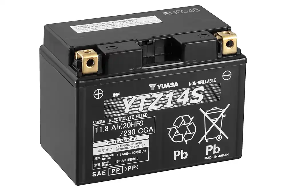 Yuasa Batterie AGM Serie YTZ14S-WC Versand Am Gleichen Tag