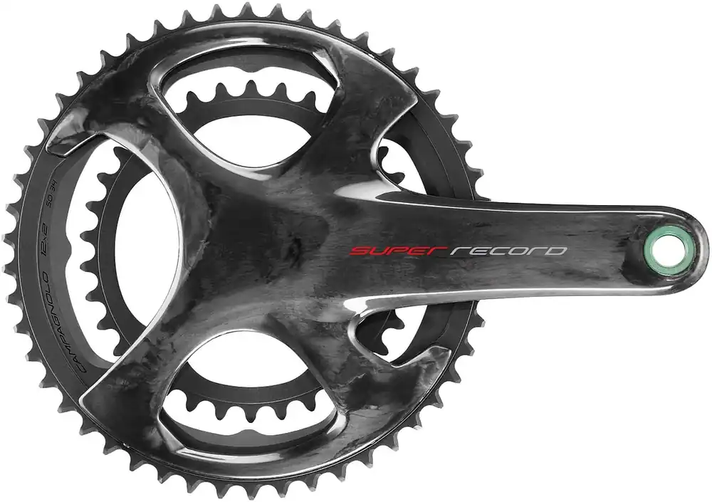 Sonderangebot Campagnolo Kettenradgarnitur Super Record 12s / Super Record 12s EPS 34/50 Zähne schwarz