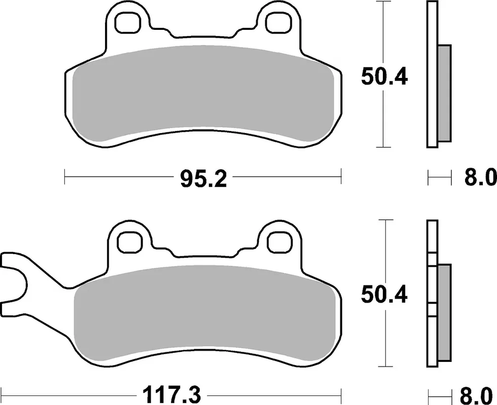 Highlight SBS Bremsbelag 956PSI Offroad Racing EVO Sinter