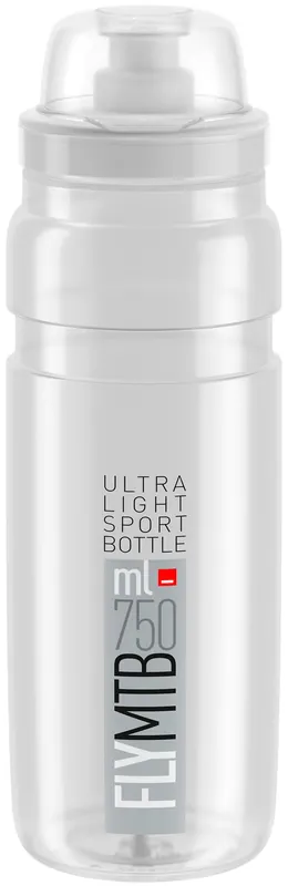 Elite Fly MTB Trinkflasche 750 ml transparent Schneller Versand