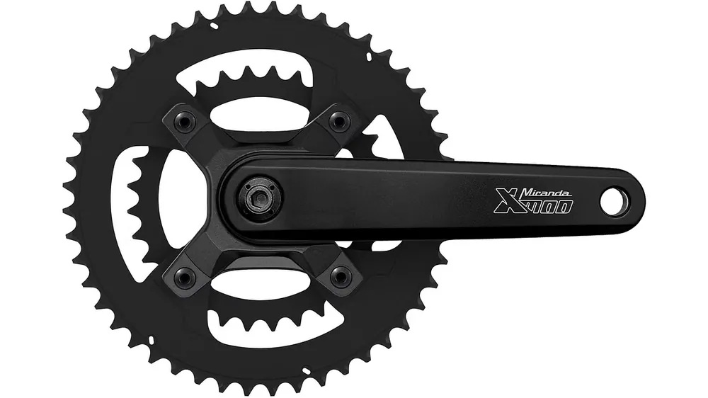 Günstig Miranda Kettenradgarnitur XMOD 2 Gravel 160 mm schwarz