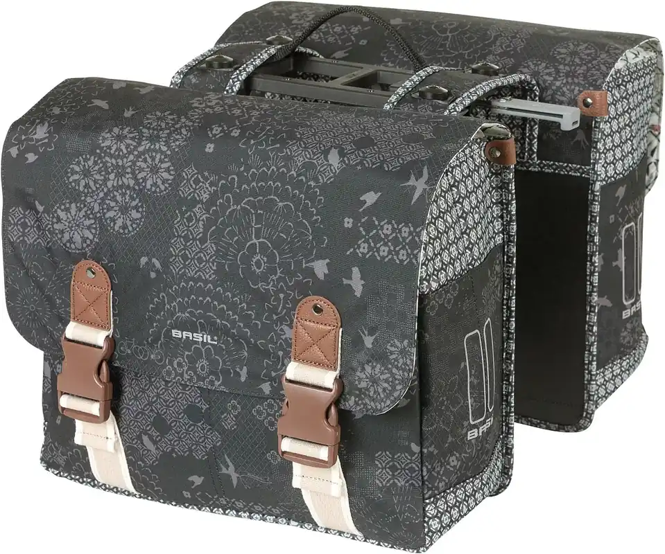 Versand Am Gleichen Tag Basil Bohème Doppeltasche 35 l schwarz