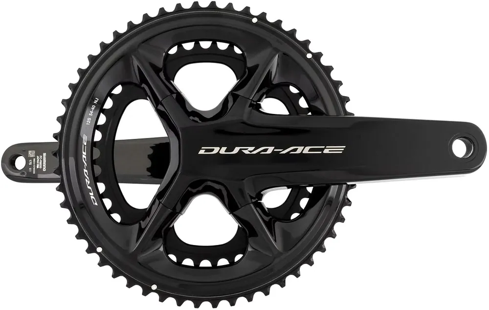 Markenware Shimano Kettenradgarnitur Dura Ace FC-R9200 40/54 Zähne schwarz 175 mm Kurbellänge