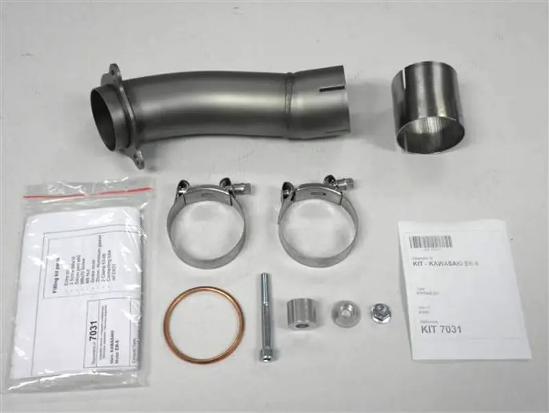 IXIL Adapterrohr Kawasaki ER 500 Edelstahl Finale Aktion