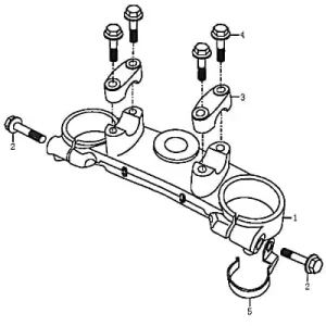 Befestigungsschelle Rex Supermoto 125 DD Gaszug 125ccm 4Takt 125ccm-4Takt Motorrad Supermoto Enduro 125 Moped Ersatzteil Service Jetzt Bestellen