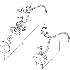 Kreidler Florett RMC 50F Blinker rechts vorn Signalleuchte Roller Blinklicht Blinkleuchte Blinkleuchten Blinkerleuchte Direkt Vom Hersteller