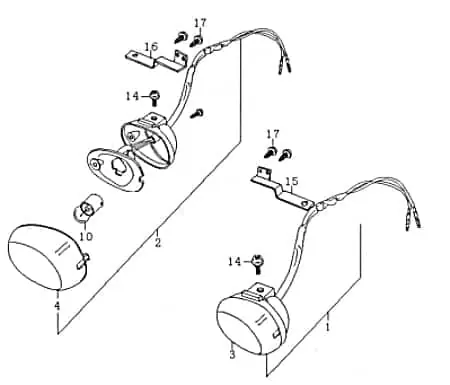 Kreidler Florett RMC 50F Blinker rechts vorn Signalleuchte Roller Blinklicht Blinkleuchte Blinkleuchten Blinkerleuchte Direkt Vom Hersteller