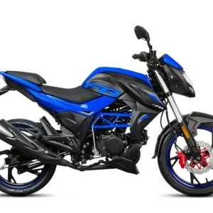 Sale Motorrad Fighter 50 FR-S blau 45 km/h Euro 5 Schaltmoped Mokick 50ccm 4 Takt Kleinkraftrad Krad