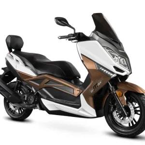 Motorroller Firejet 125 BMAX braun-weiß Euro 5 Scooter Roller 125 ccm 4 Takt Angebot