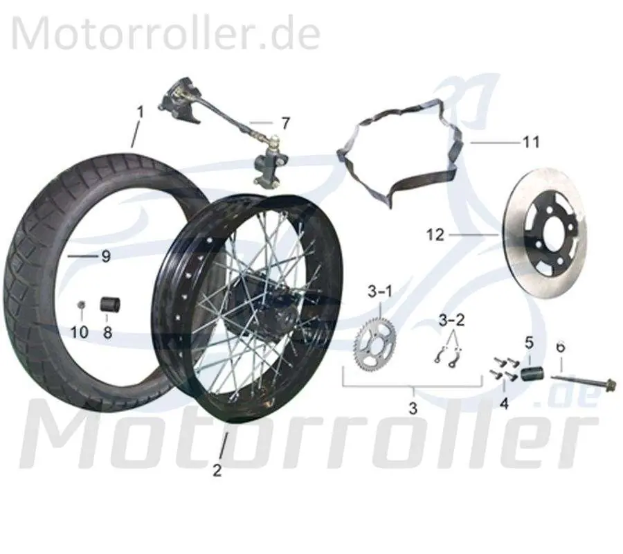 Saisonangebot Kreidler DICE CR 125 Kettenrad 46 Zähne Kettenzahnrad Kettenritzel 780124 Scooter Moped Ersatzteil Service Inpektion Direktimport