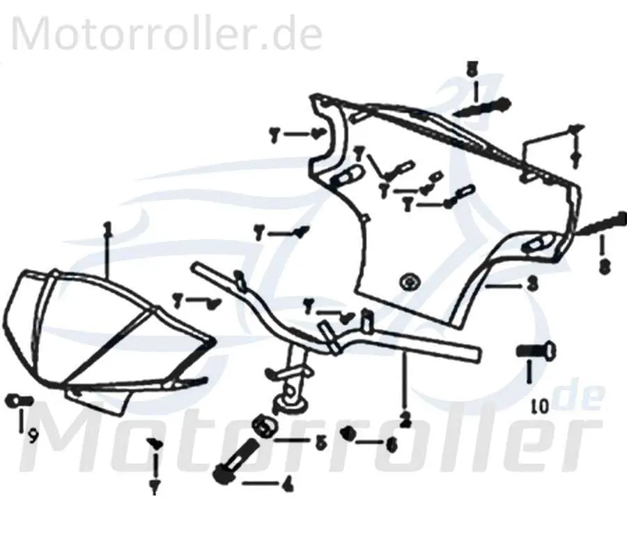 Kreidler e-Florett 3.0 Dekorsatz komplett 733659 Aufkleber Sticker Dekor Emblem Schriftzug Zierstreifen Elektroroller E-Roller Neu