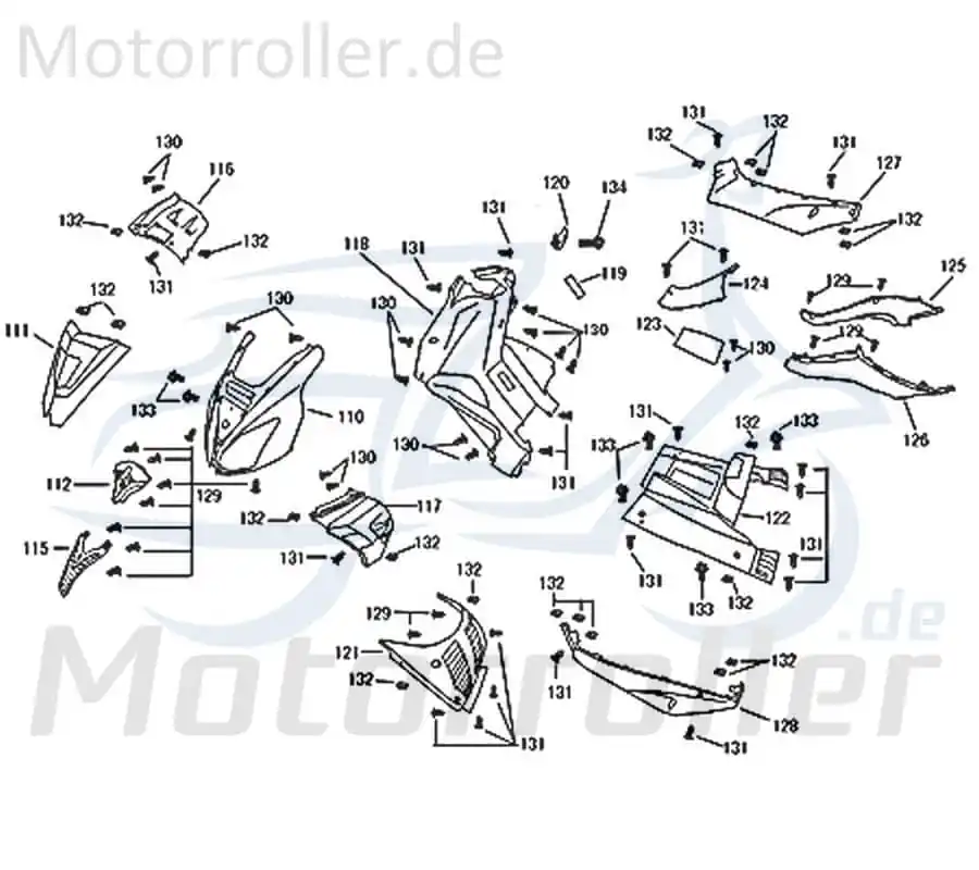 Kreidler Florett 2.0 50 City Untere Frontverkleidung links blau 741651 Frontabdeckung Seitenabdeckung Seitenverkleidung vorne Saisonangebot
