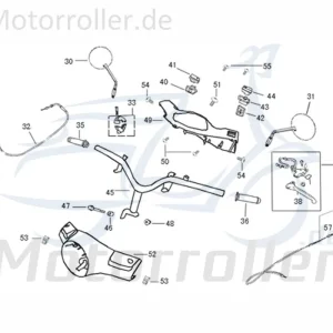 Kreidler Flory 50 Classic Scheinwerferverkleidung vorne perlweiß 53206-ALA6-9000 vorn Scheinwerfer-Verkleidung Lenker-Verkleidung Günstig