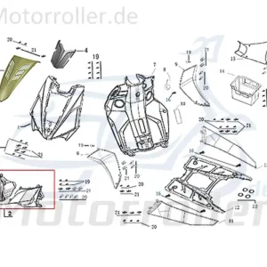 Batterieabdeckung Batteriefachdeckel Scooter 50330-ABA9-9000 Batteriedeckel Batterie-Abdeckung Moped Ersatzteil Service Inpektion Schneller Versand