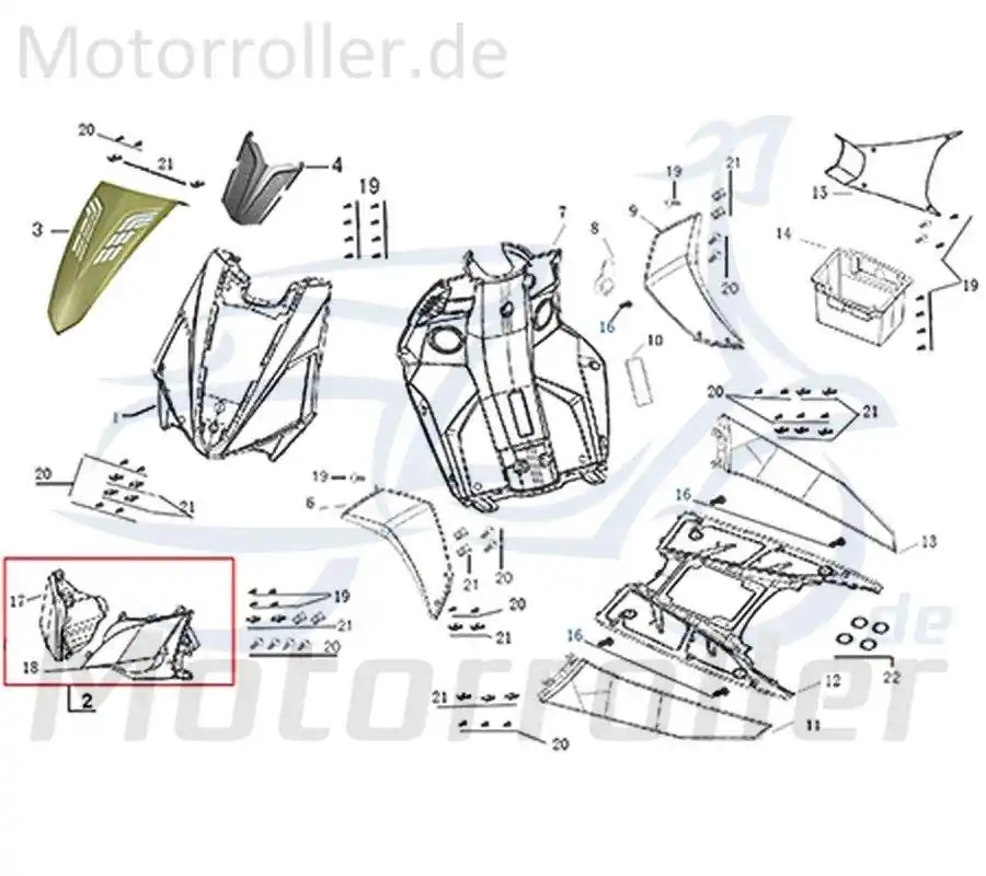 Batterieabdeckung Batteriefachdeckel Scooter 50330-ABA9-9000 Batteriedeckel Batterie-Abdeckung Moped Ersatzteil Service Inpektion Schneller Versand
