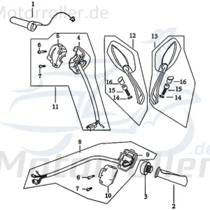 Griffgummi links Lenkergriff 504-0509-001L Must-Have