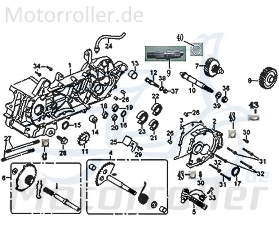 Kickstarterhebel 28300-GY6A-9000 Letzte Chance