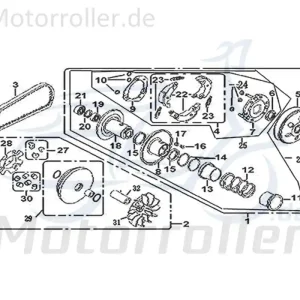 Wochenendangebot Kreidler Flory 125 Classic Kupplungseinheit Roller Scooter 742106 Wandlereinheit Kupplung Ersatzteil Service Inpektion Direktimport