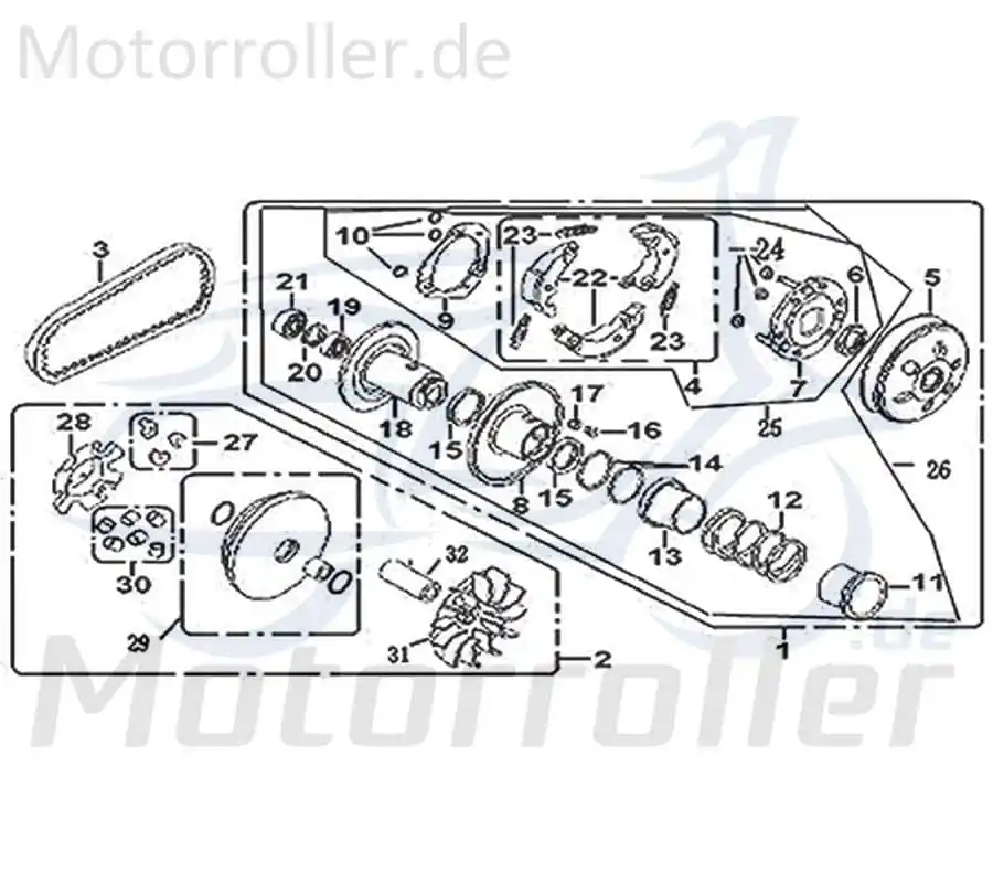 Wochenendangebot Kreidler Flory 125 Classic Kupplungseinheit Roller Scooter 742106 Wandlereinheit Kupplung Ersatzteil Service Inpektion Direktimport