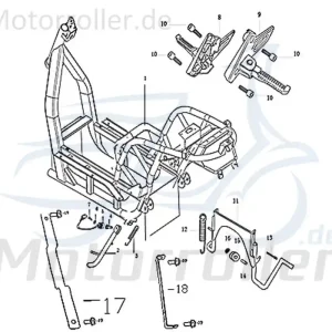 Saisonangebot Seitenständer Standfuß 205-HDDMI-001