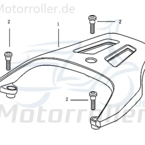 Schnäppchen Gepäckträger Topcase-Halterung 208-HDDMI-001W