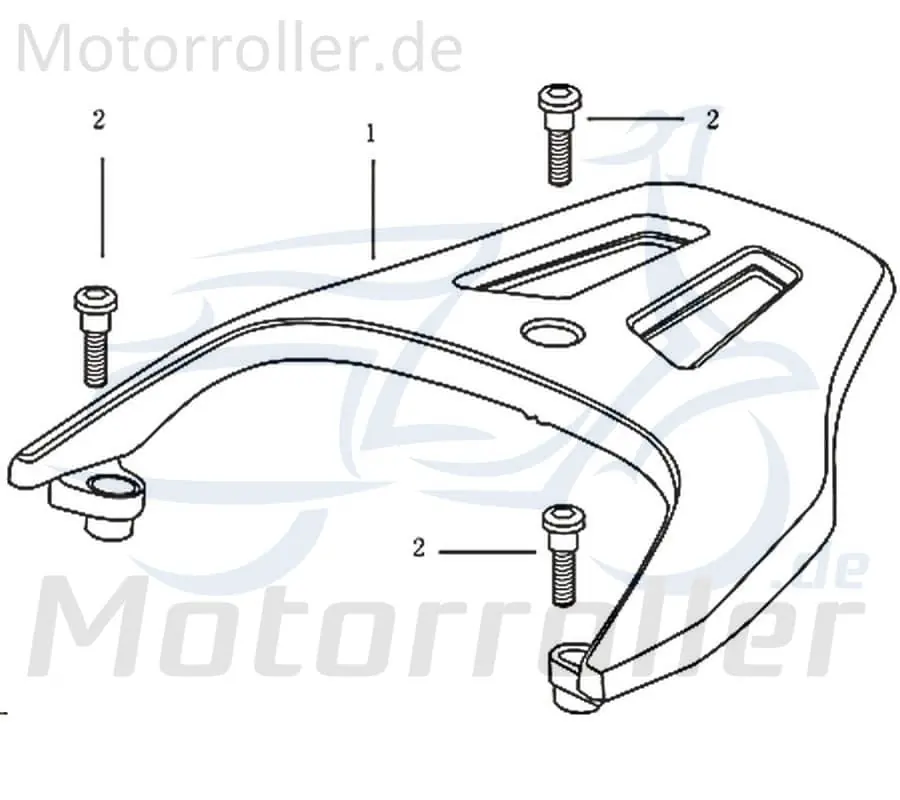 Schnäppchen Gepäckträger Topcase-Halterung 208-HDDMI-001W