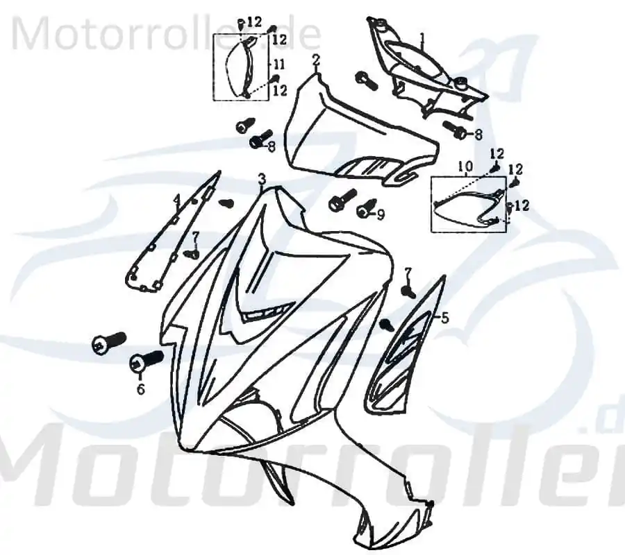 Abverkauf Kreidler Florett RMC-F 50 125 Tachometerverkleidung silber 81835 Lenkerverkleidung Armaturenverkleidung Instrumentenverkleidung