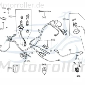 Kabelbaum Stromverteiler Strom-Verteiler 32100-ALA6-E000 Kabelsatz Kabel-Set Kabelbündel Kabel-SatzKabelbaumverteiler Kabel-Baum Moped Knallerangebot