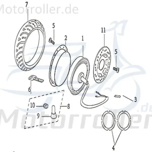 Rollerreifen 130/60-13 Scooterreifen Mokick 501-130/60-13 Motorrollerreifen Moped Ersatzteil Service Inpektion Direkt Vom Hersteller