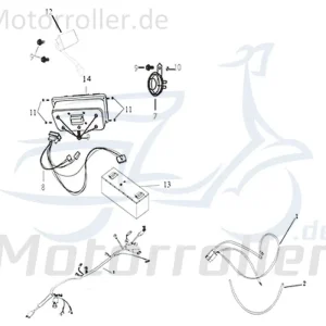 Anschlusskabel Verbindungskabel Anschlußkabel 603-HDDMI-001II Scooter Moped Ersatzteil Service Inpektion Direktimport Direktkauf