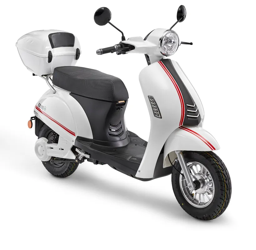 Echt Elektroroller E3000 weiß 45 km/h Elektro Scooter günstig kaufen E-Roller E-Scooter Mokick Motorroller